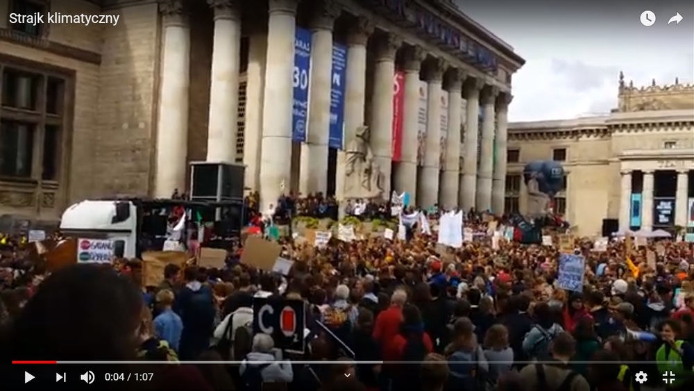 Demonstracja klimatyczna, Warszawa, 20.09.2019