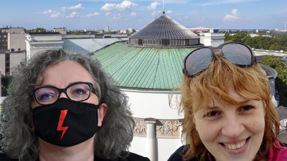 Marta Lempart (Strajk Kobiet), Monika Socha-Czyż (ZChR)