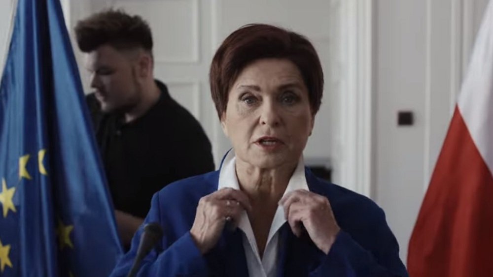 Scena z firmu "Polityka", reż. Patryk Vega