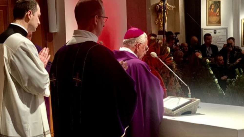 Abp Jędraszewski, homilia podczas pogrzebu Kornela Morawieckiego