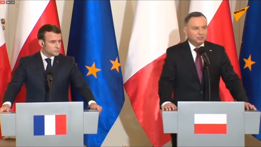 Emmanuel Macron, Andrzej Duda