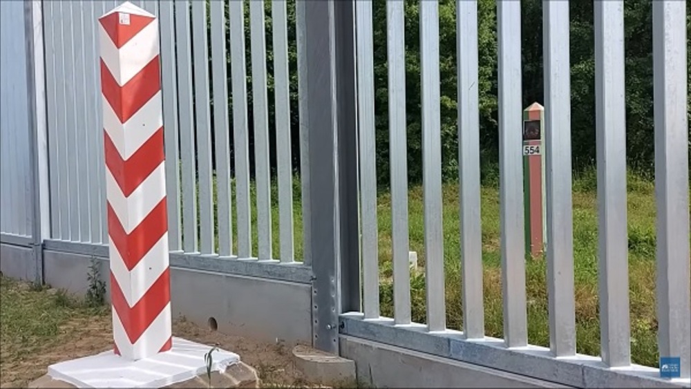 Płot na granicy polsko-białoruskiej