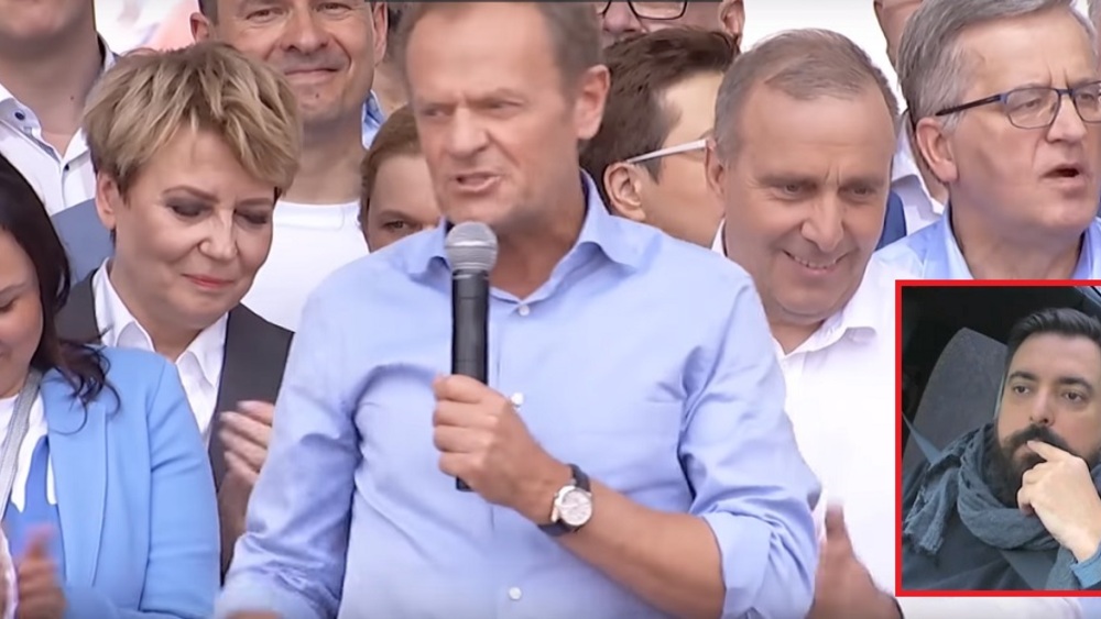 Marsz Polska w Europie, Koalicja Europejska, Tomasz Sekielski