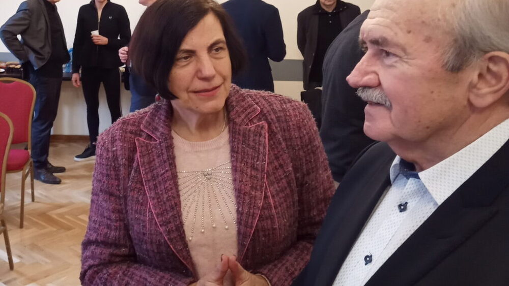 Wiceprezes ZChR dr Ewelina Kondziela wraz z przewodniczącym struktur radomszczańskich Krzysztofem Maciejewskim/NGO