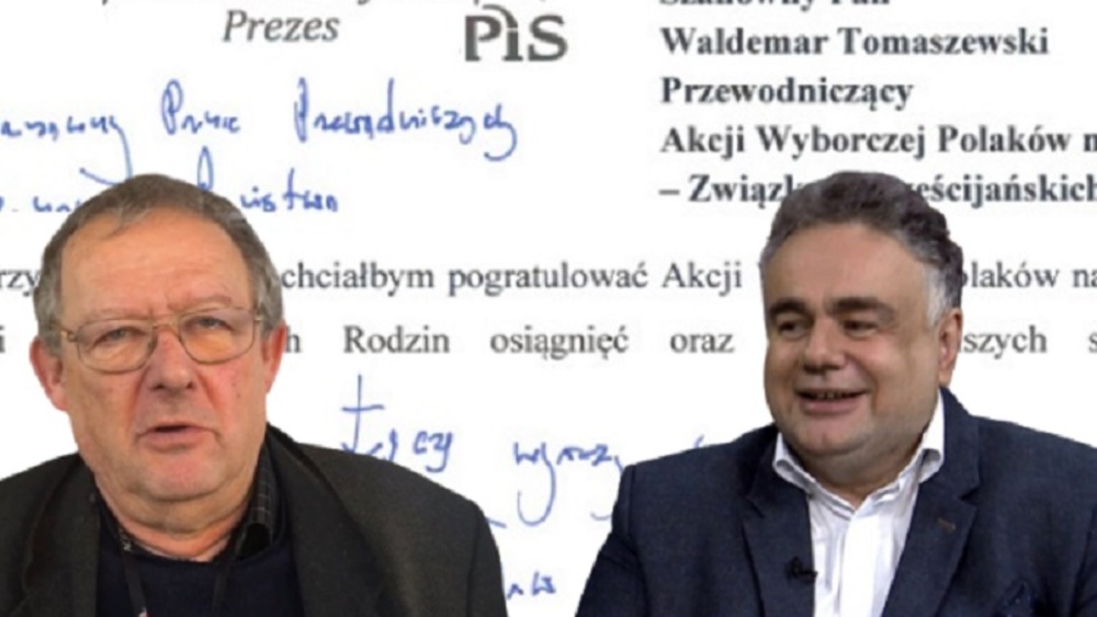 Adam Michnik i Tomasz Sakiewicz