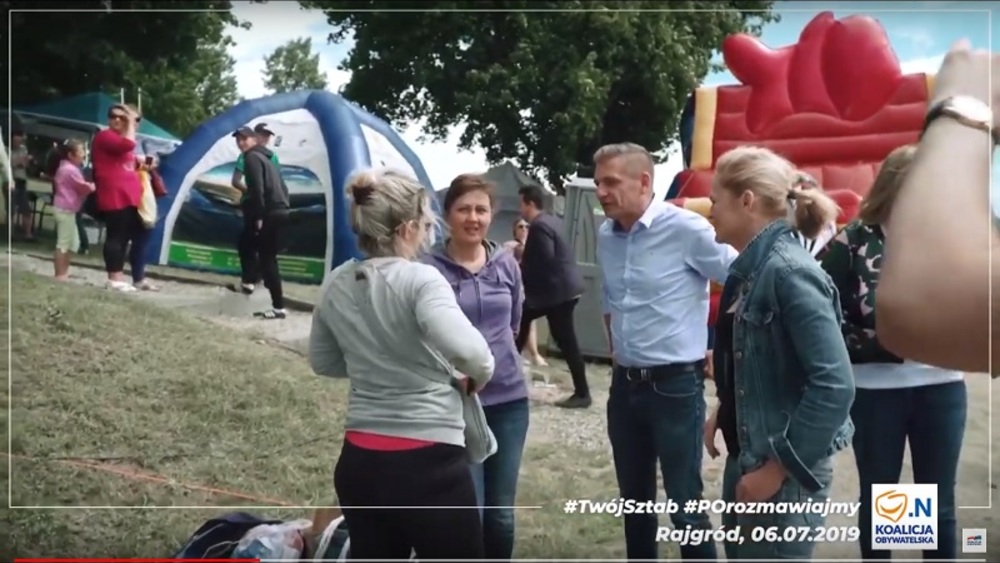 Platforma Obywatelska. Kamapania w terenie, 2019