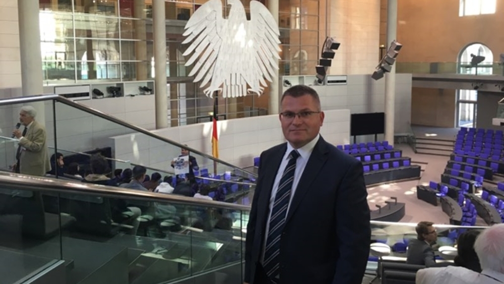 Prezes ZChR dr Bogusław Rogalski w Bundestagu