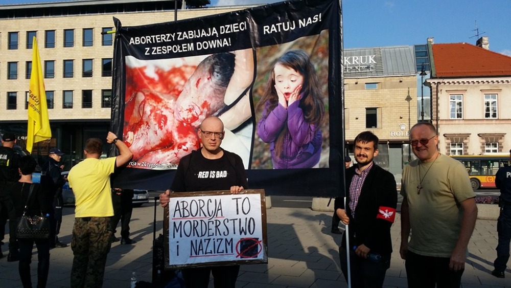 Protesty antyaborcyjne w Warszawie