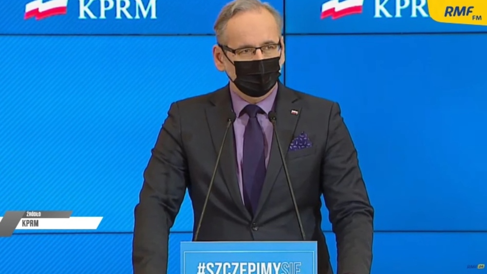 Minister zdrowia Adam Niedzielski