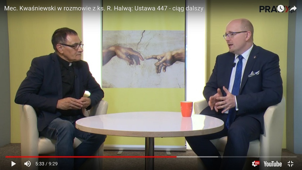 Ustawa  447 - Mec. Kwaśniewski w rozmowie z ks. R. Halwą. Ciąg dalszy