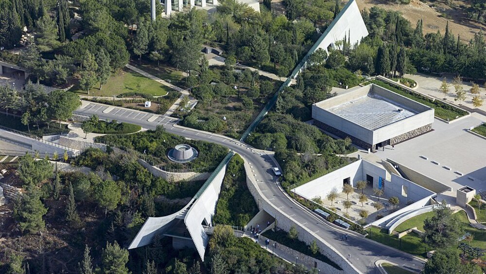 Yad Vashem z lotu ptaka