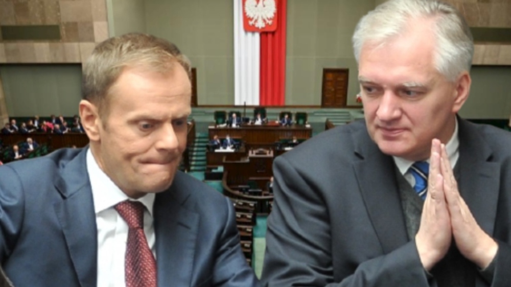 Donald Tusk, Jaroslaw Gowin/YouTube.com
