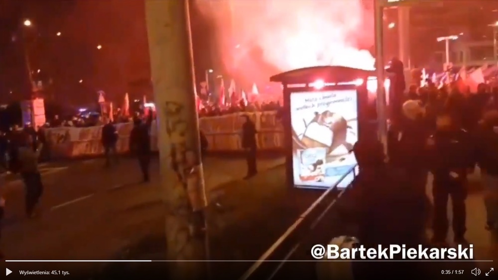 Marsz Niepodległości we Wrocławiu 11.11.2019