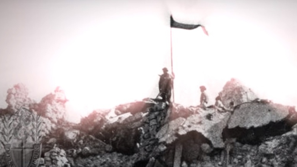 Zdobycie Monte Cassino przez 2 Korpus Polski, 18.05.1944 godz. 13.55