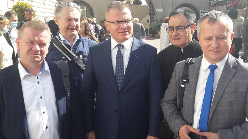 dr Grzegorz Wierzchowski, Mirosław Dynak, dr Bogusław Rogalski, ks. Ryszard Halwa SAC, dr Artur Dąbrowski