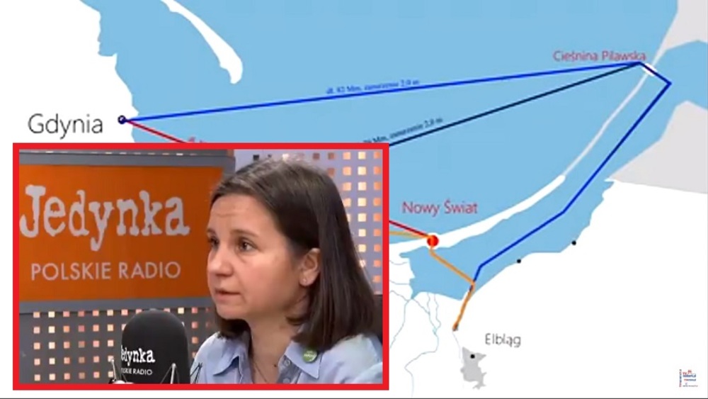 Przekop Mierzei Wiślanej, wizualizacja; Urszula Zielińska, posłanka