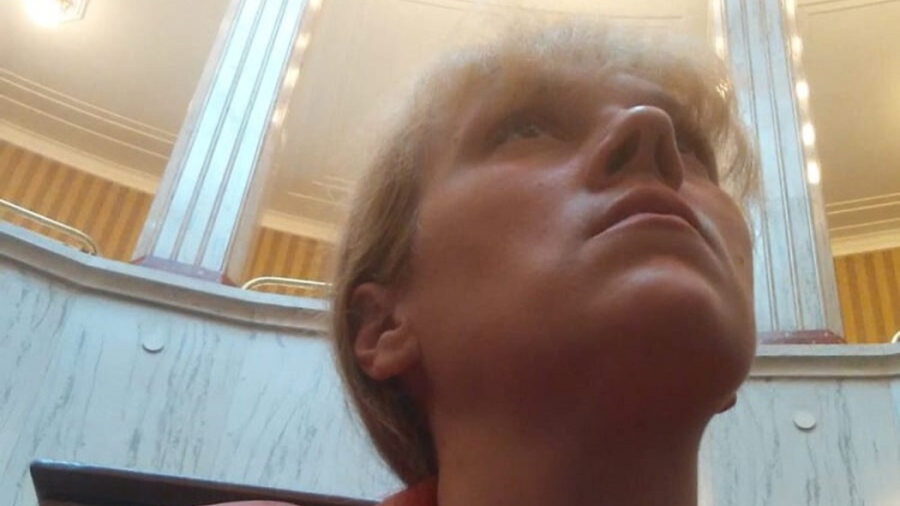 Monika Socha-Czyż na sali Sejmu Śląskiego