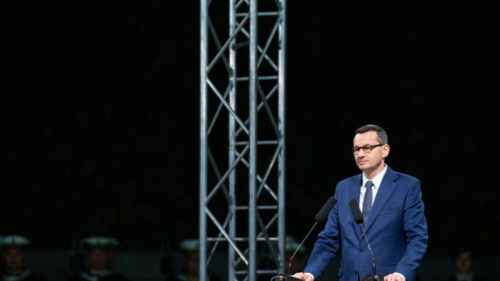Premier Mateusz Morawiecki na Westerplatte