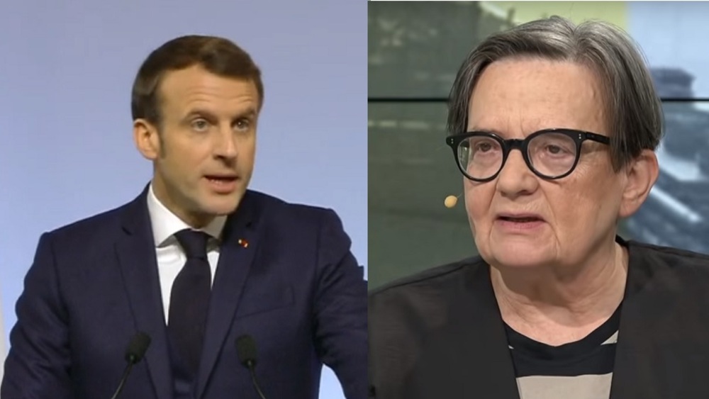 Emmanuel Macron, Agnieszka Holland