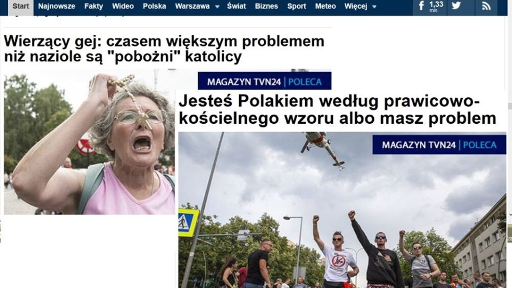 Nagonka na Kościół i katolików w TVN24