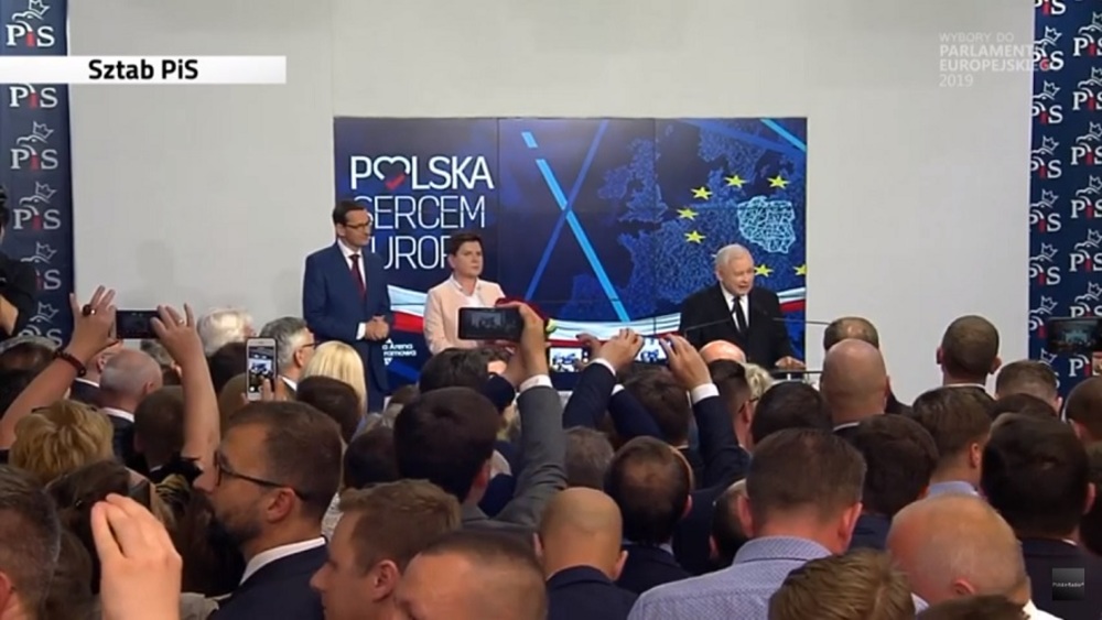 Sztan PIS, wieczór wyborczy
