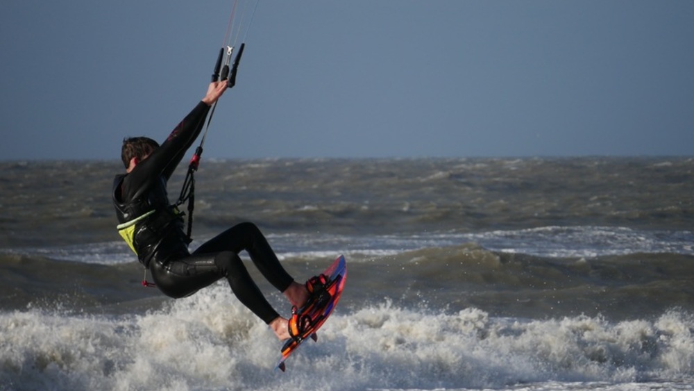 kitesurfing