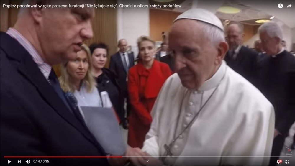 Marek Lisiński u papieża Franciszka