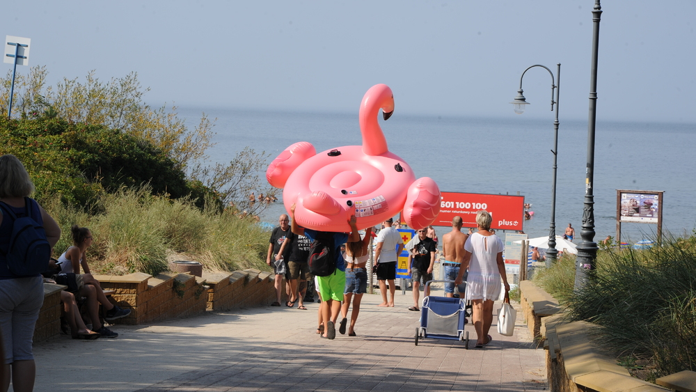 Krynica Morska - wejście na plażę