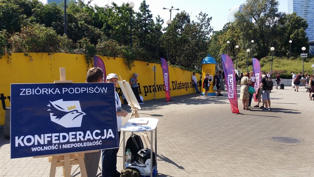 Kondederacja, zbieranie podpiów.