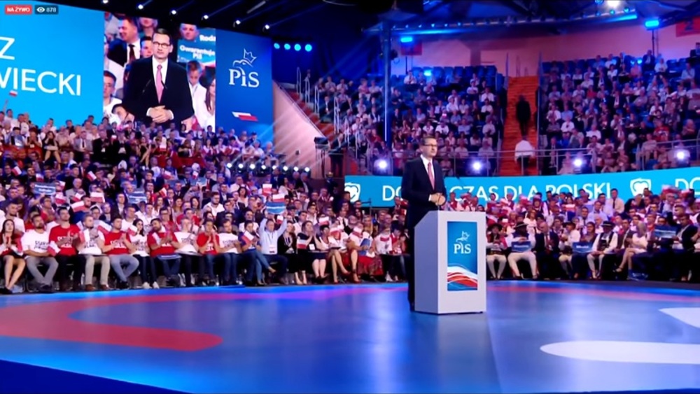 Premier Mateusz Morawiecki, konwencja PIS. Lublin