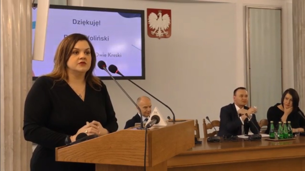 Abby Johnson, wystąpienie w Sejmie RP, 15 lutego 2020
