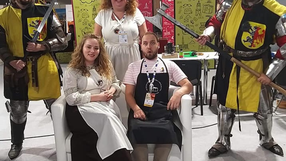 MUZEUM TORUŃSKIEGO PIERNIKA, stoisko na Targach Turystycznych, Nadarzyn 2019