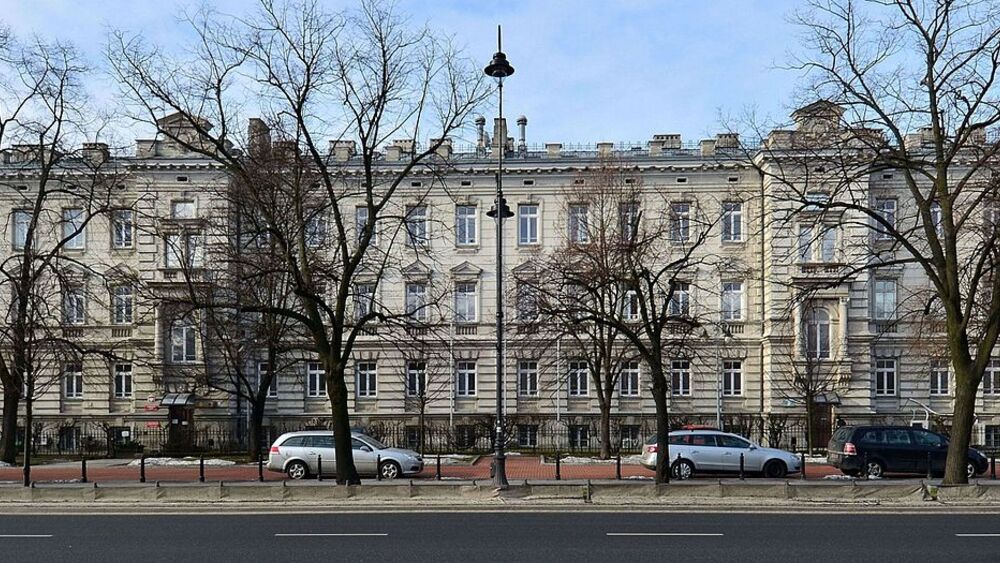Siedziba Centralnego Biura Antykorupcyjnego w Alejach Ujazdowskich 9 w Warszawie