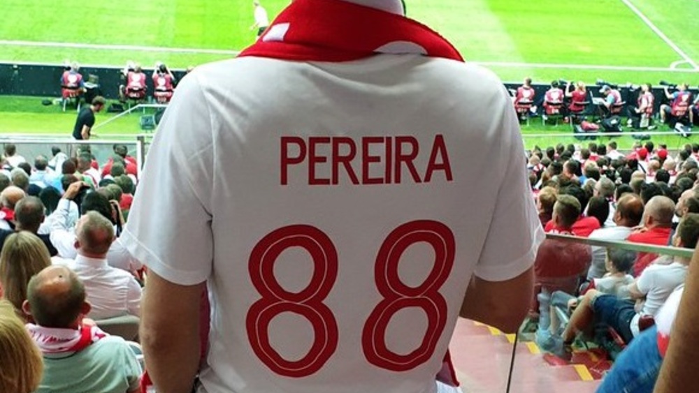 Samuel Pereira na meczu Polska - Izrael