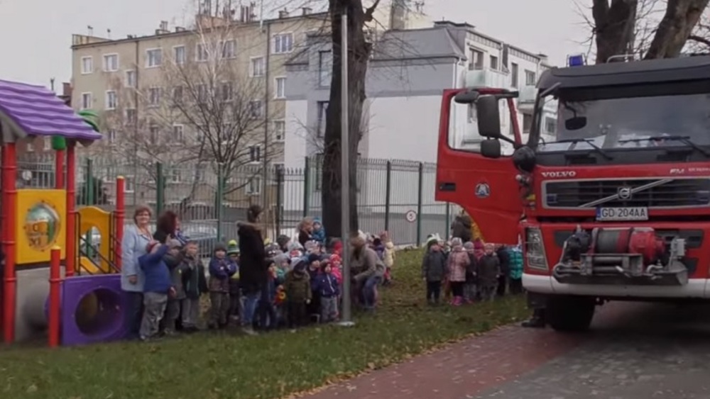 Alarmy bombowe w wielu przedszkolach w Polsce; Ćwiczenia w Przedszkolu Niepublicznym "Siedem Darów" w Tczewie