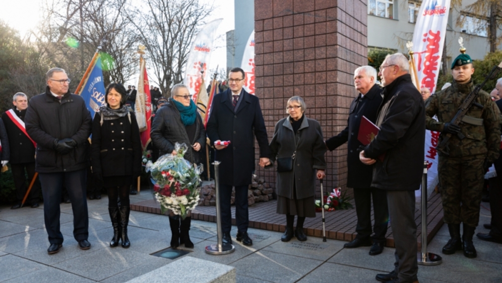 Wrocław: odsłonięto tablicę upamiętniającą śp. Kornela Morawieckiego