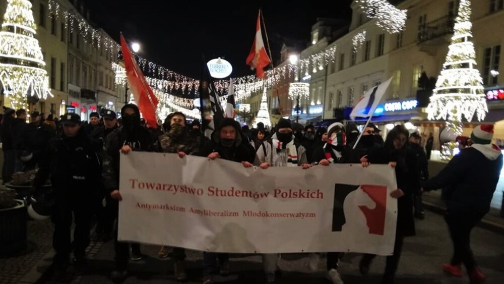 Studenci demonstrowali przeciwko marksizmowi na uniwersytetach