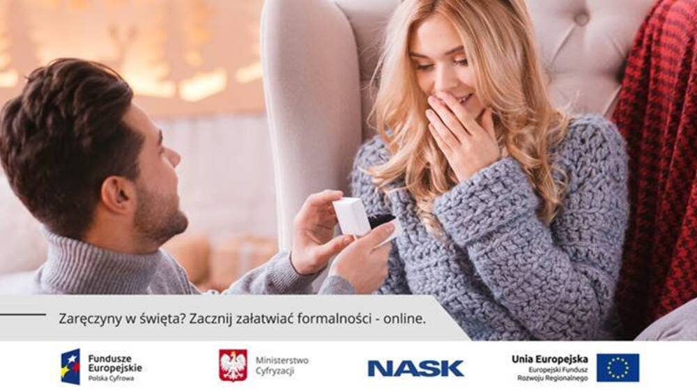 Zaręczyliście się w święta? Formalności załatwcie online.