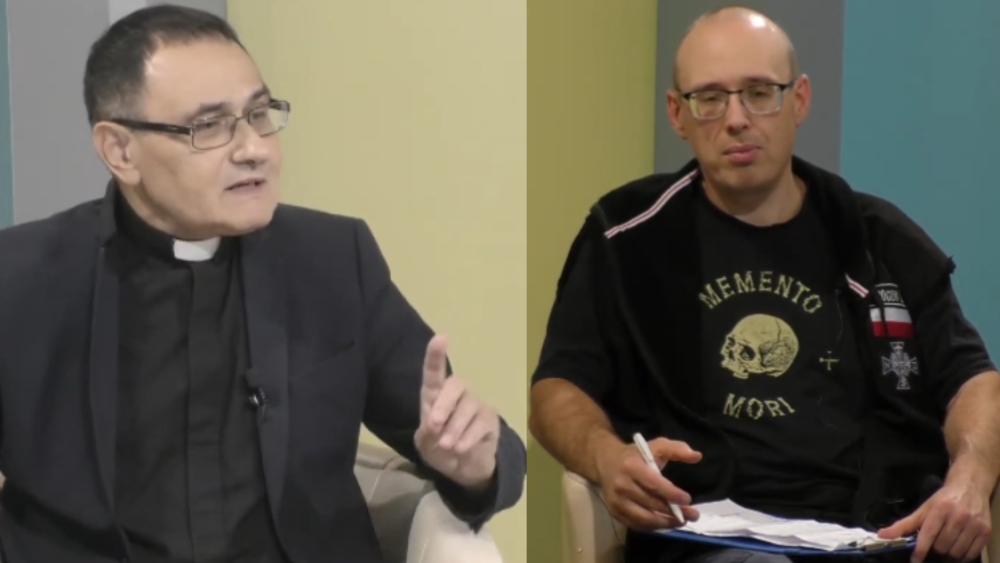 Ks. Ryszard Halwa i Jan Bodakowski