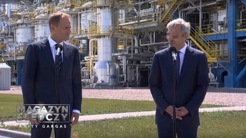 Donald Tusk oraz były prezes Orlenu