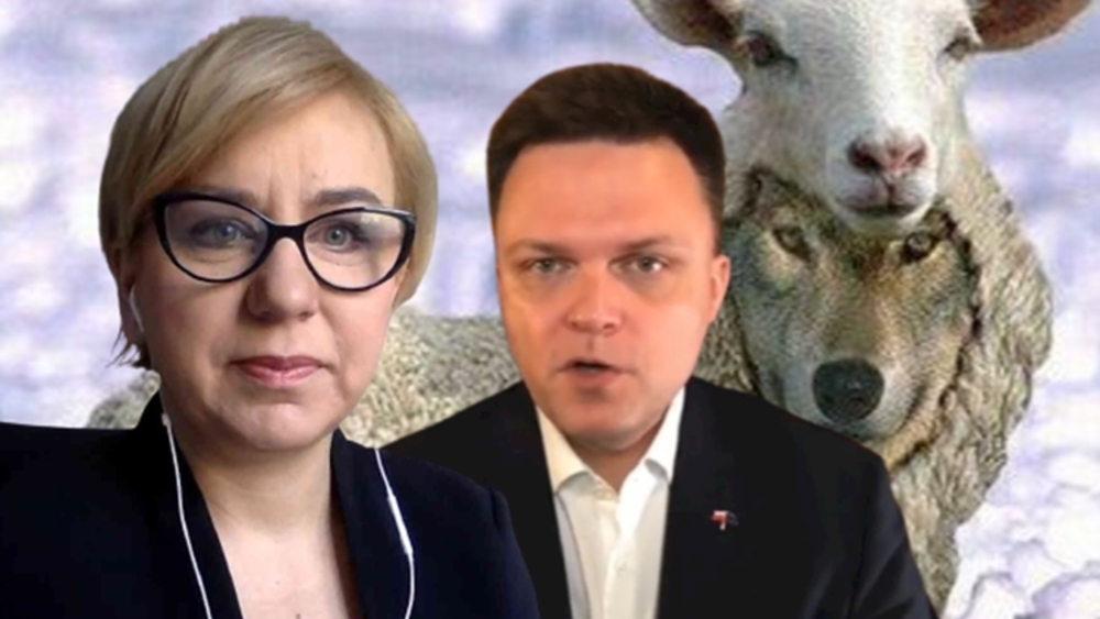Paulina Hennig-Kloska i Szymon Hołownia