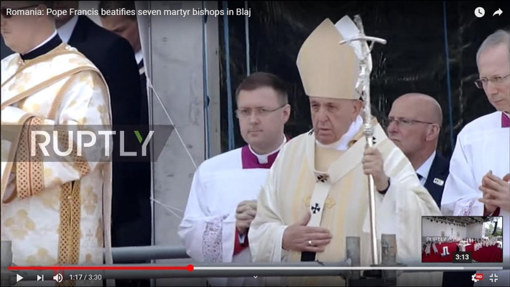 Papież Franciszek w Rumunii