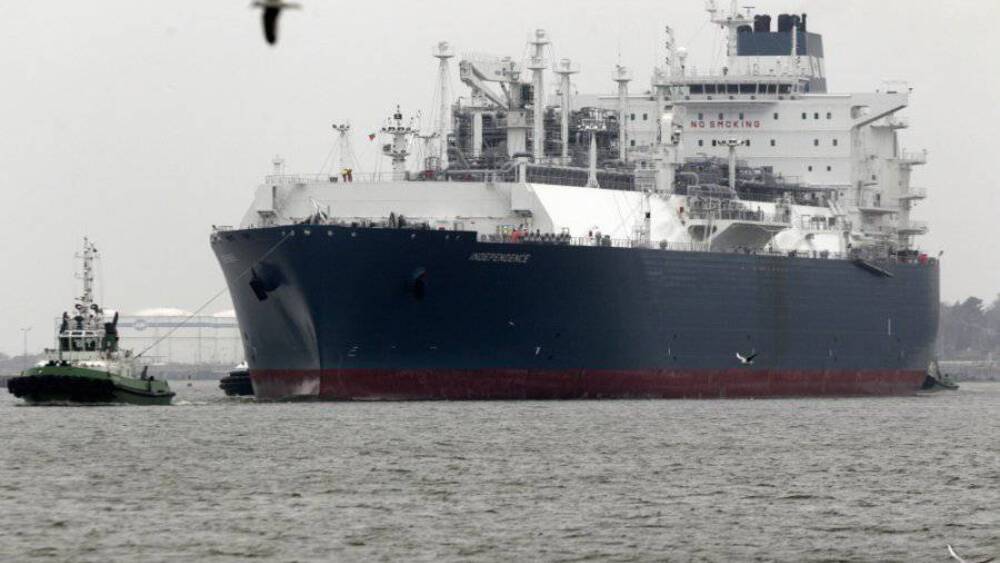 Statek-terminal LNG w Kłajpedzie