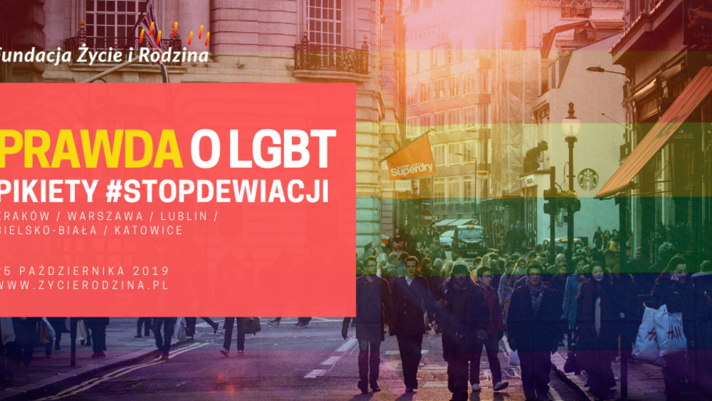 Stop dewiacji w tęczowy piątek – akcja Fundacji Życie i Rodzina