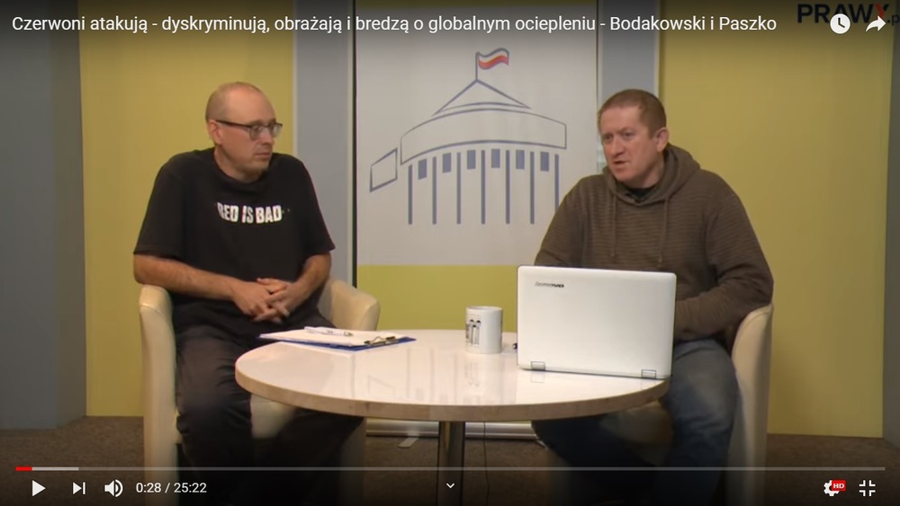 Czerwoni atakują — dyskryminują, obrażają i bredzą o globalnym ociepleniu - Bodakowski i Paszko