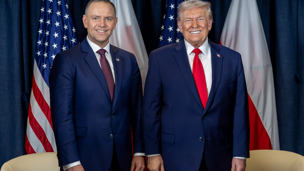 Prezydent RP Karol Nawrocki i prezydent USA Donald Trump