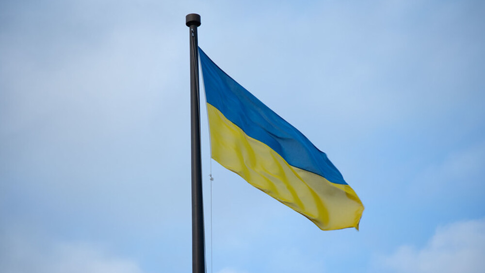 zdjęcie ilustracyjne, flaga Ukrainy