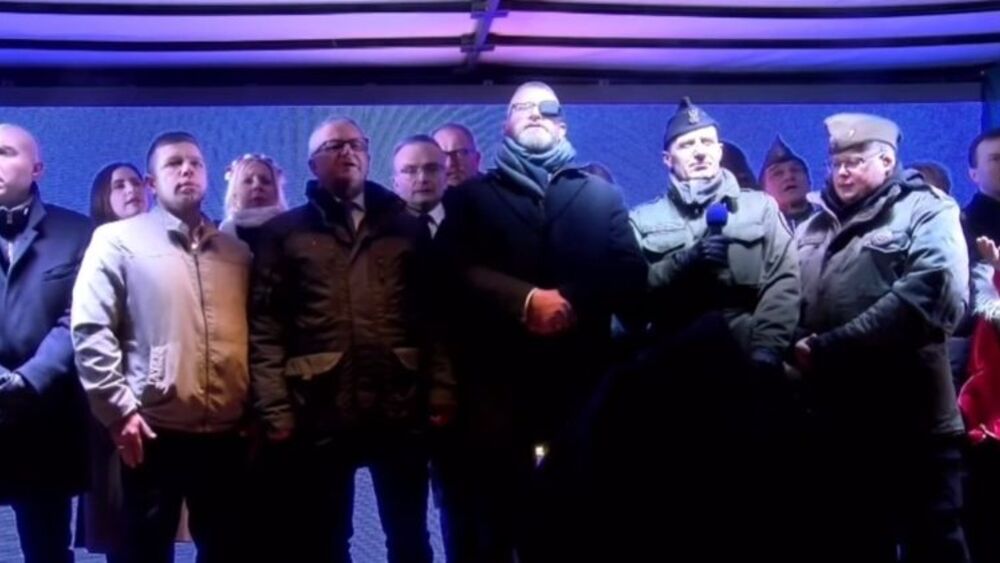 Fragment marszu "Polska za pokojem"