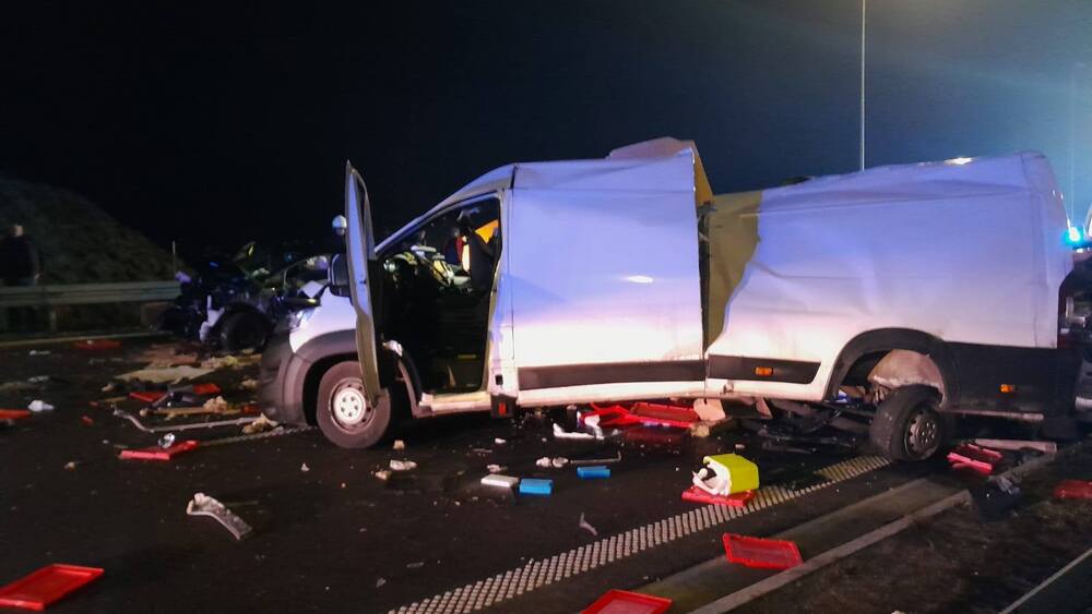 karambol na S-19 w kierunku Rzeszowa