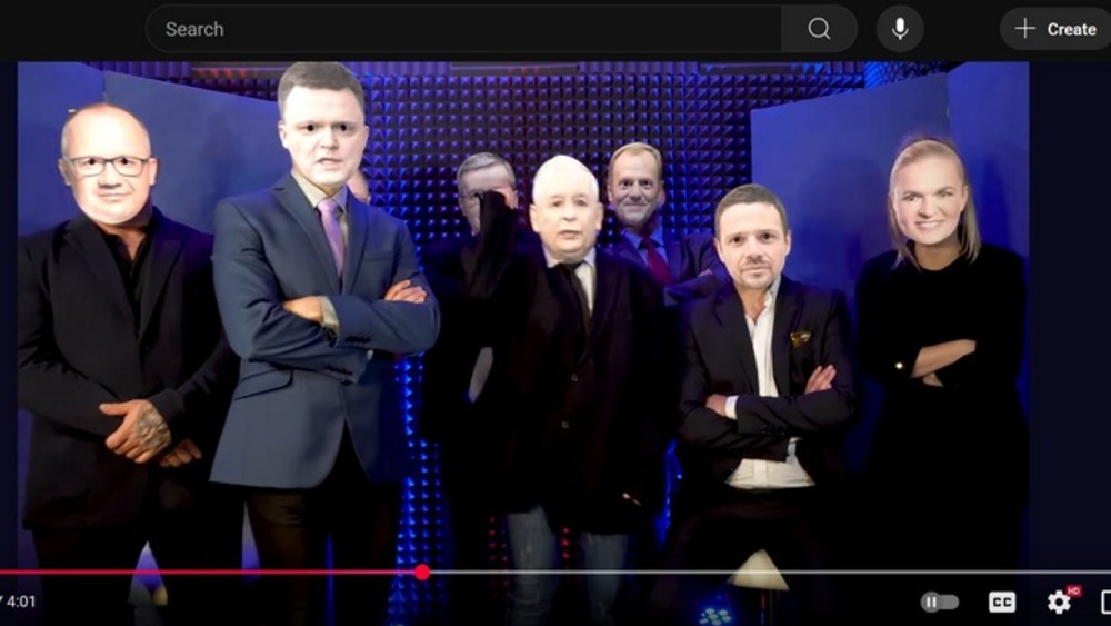 Zrzut ekranu z teledysku